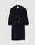 Manteau long oversize double face