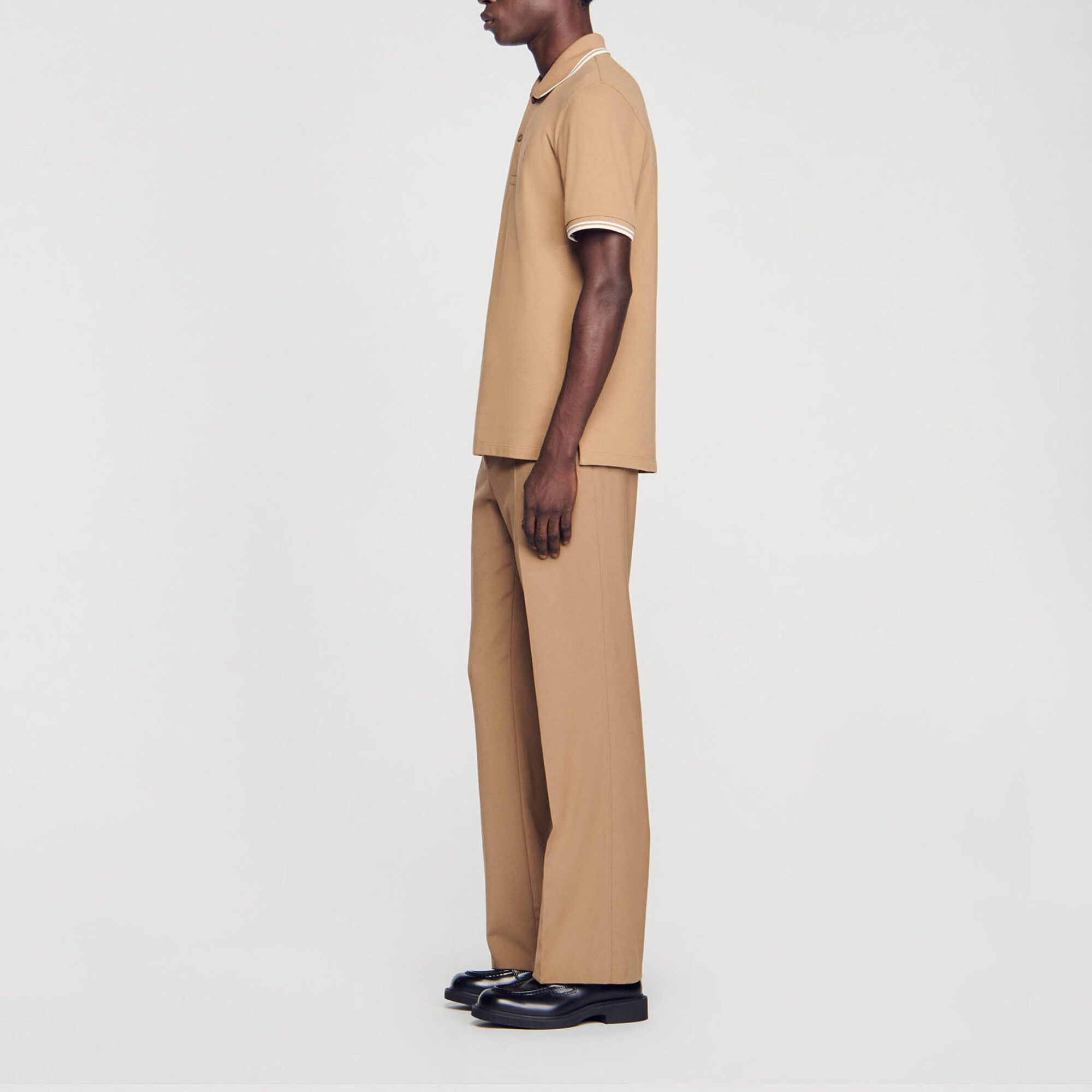 Polo en piqué de coton