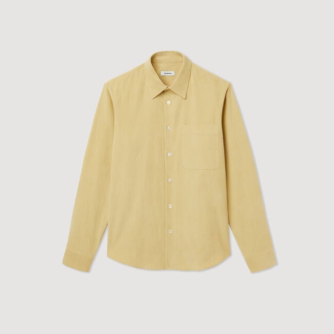 Chemise en velours côtelé