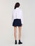 Chemise courte en popeline