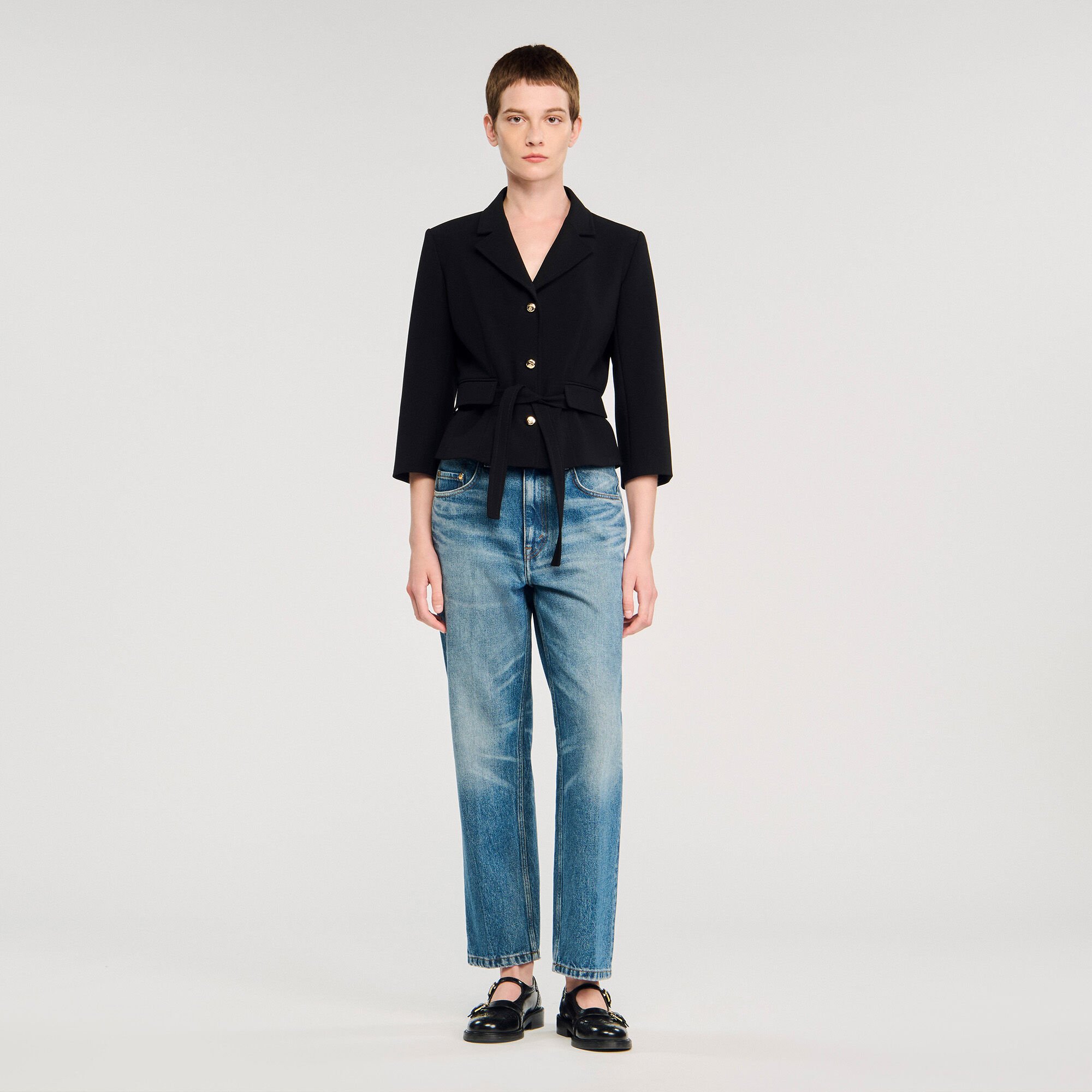 Veste courte de tailleur 