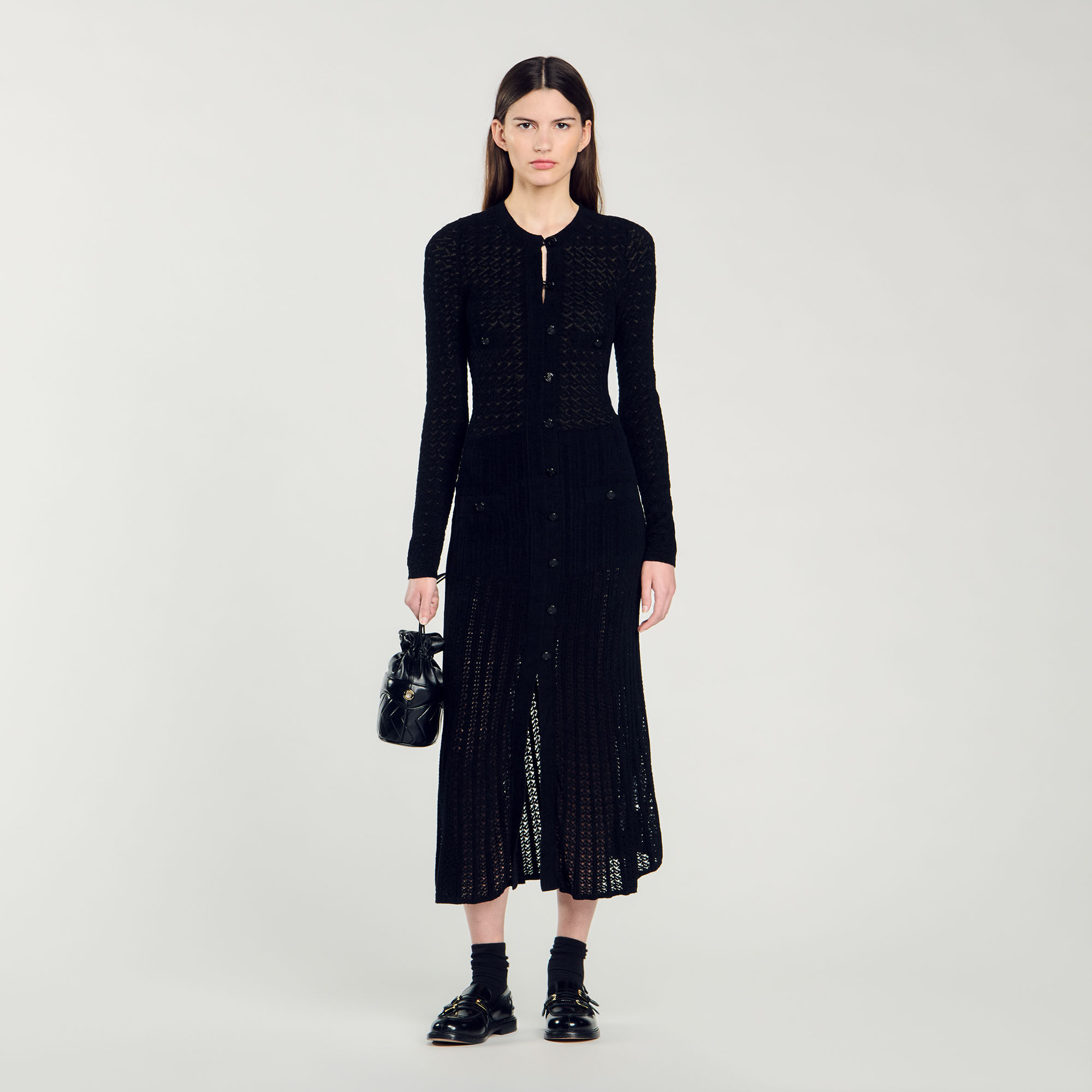 Robe maille sandro new arrivals
