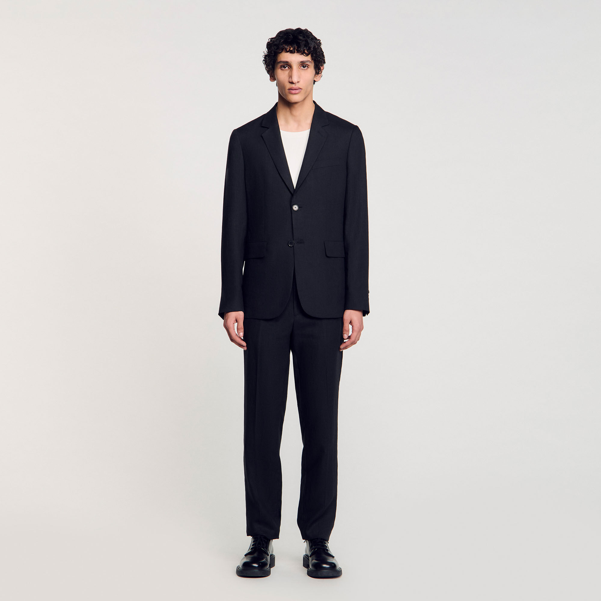 Veste de costume oversize en laine