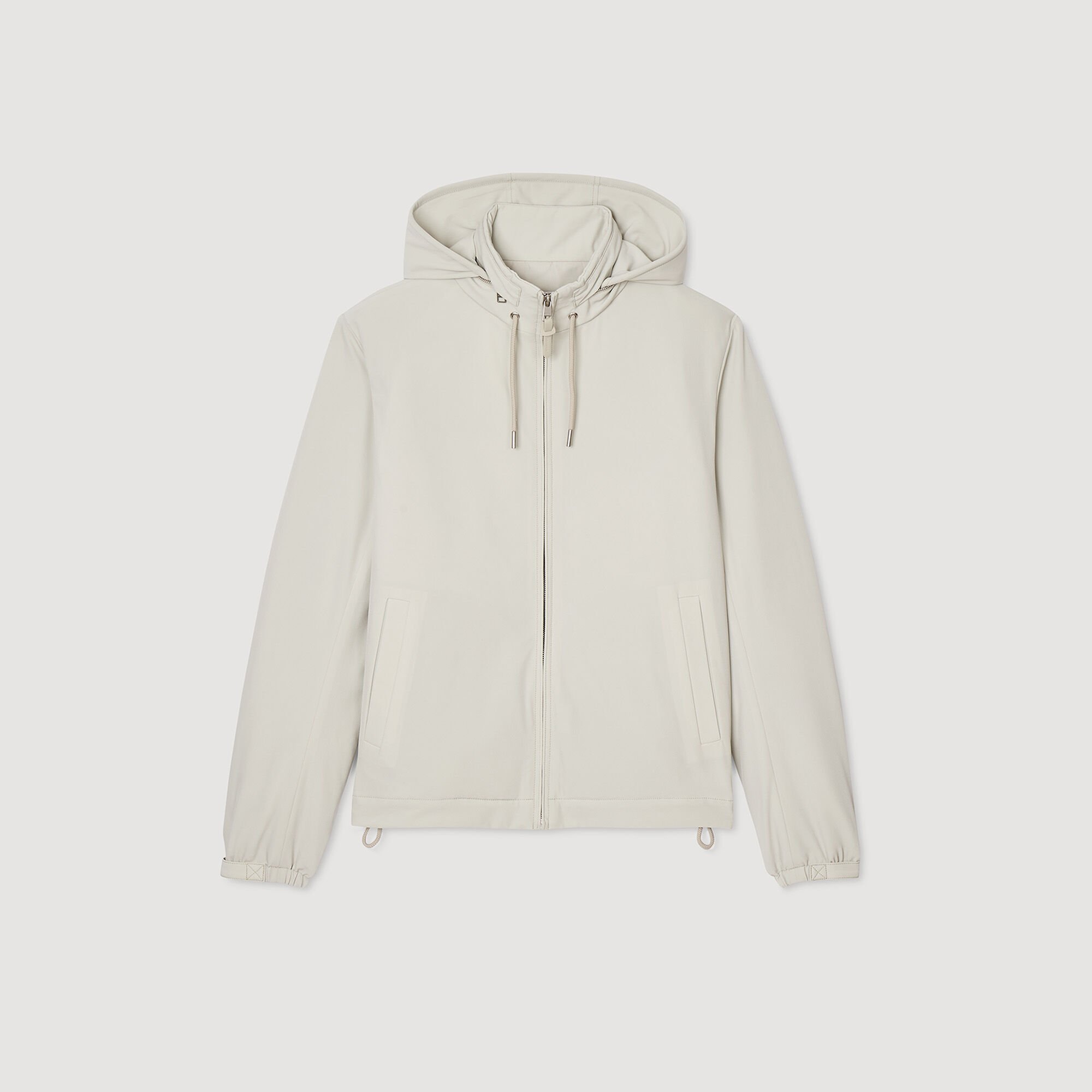 Blouson zippé à capuche