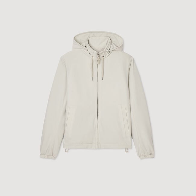 Blouson zippé à capuche