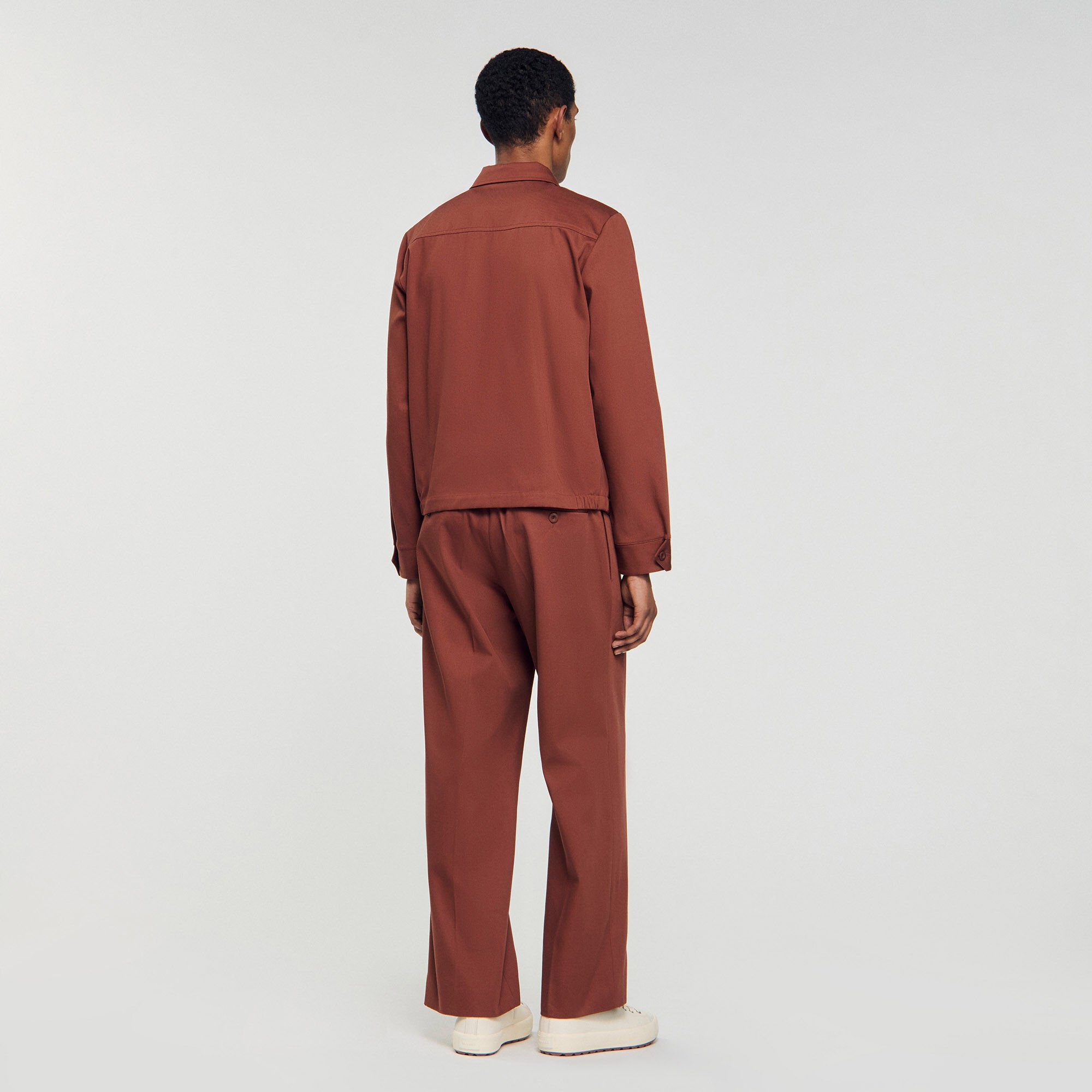 Blouson zippé en coton