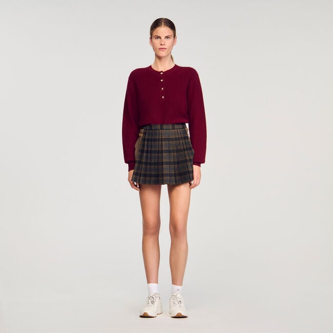 Pull tunisien laine et cachemire