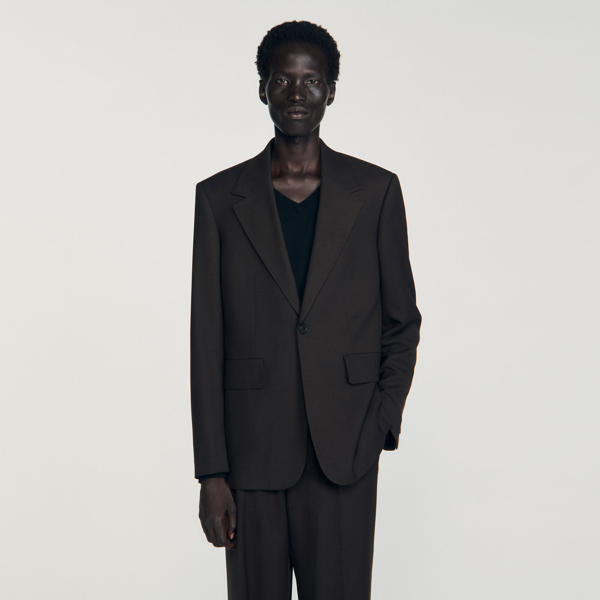 Veste de costume en laine