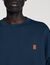 Sweat oversize à patch en cuir