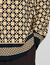 Chemise à imprimé monogramme