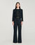 Pantalon de tailleur en tweed