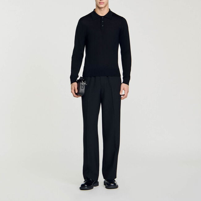 Polo en maille fine