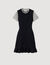 Robe courte en maille 2 en 1