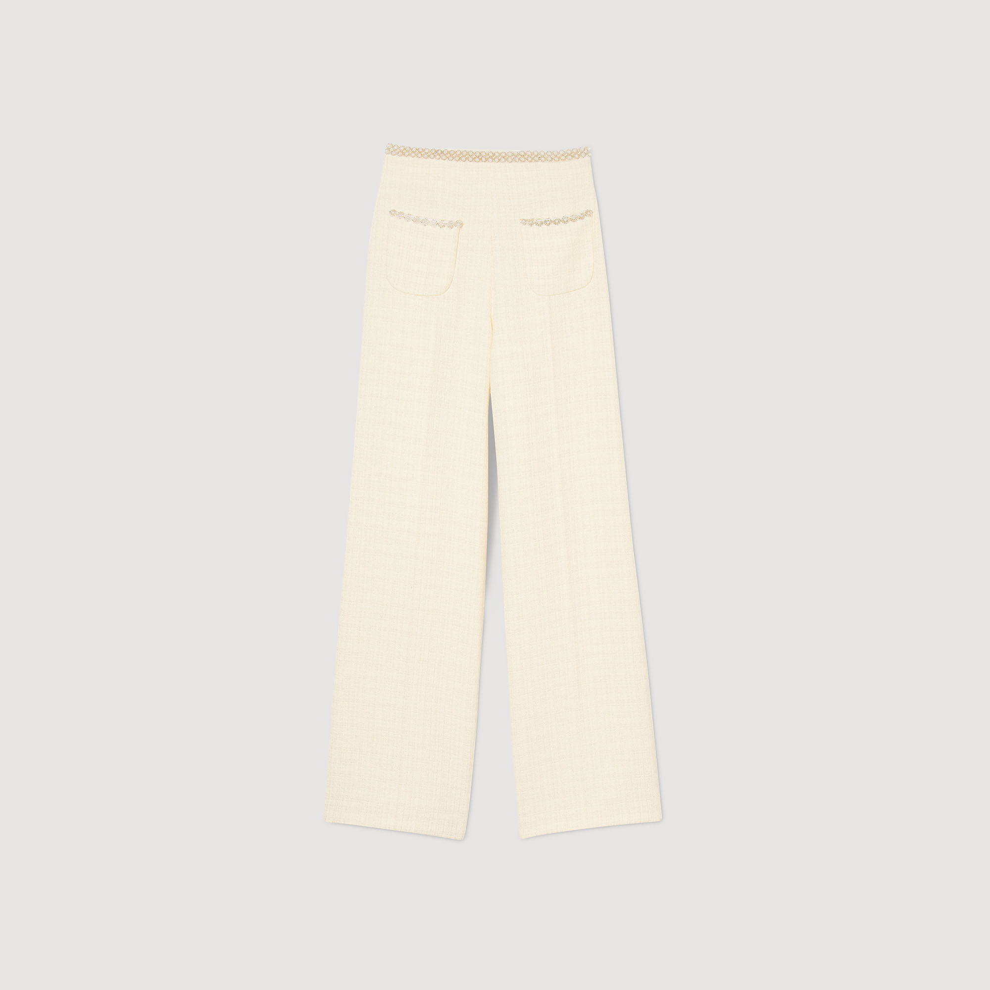 Pantalon en tweed