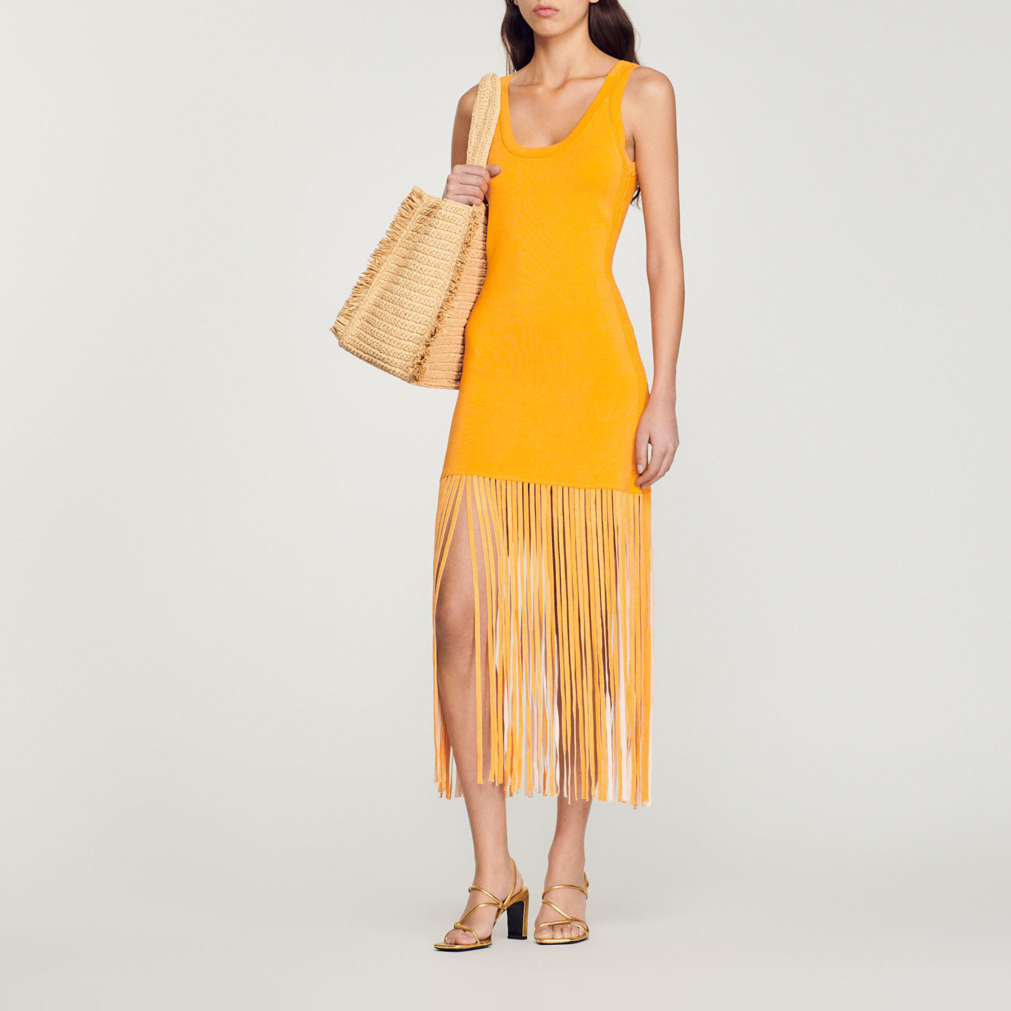 Robe sandro jaune top