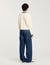 Cardigan à détails denim