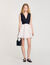 Robe courte bicolore