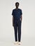 Pantalon droit élastiqué