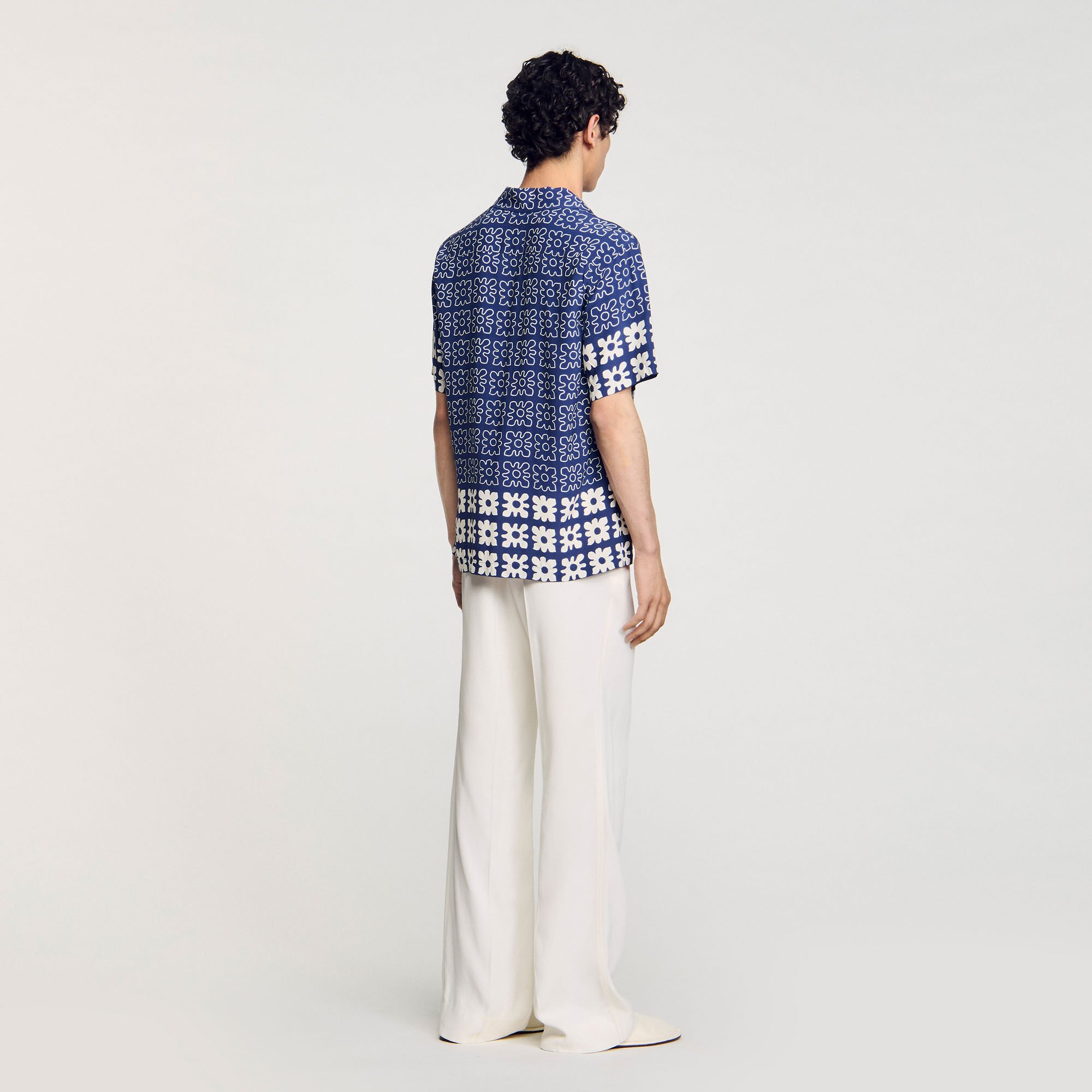 Chemise à imprimé fleuri