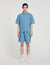 Chemise en denim square cross