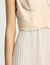 Robe longue plissée
