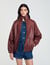 Blouson en cuir oversize