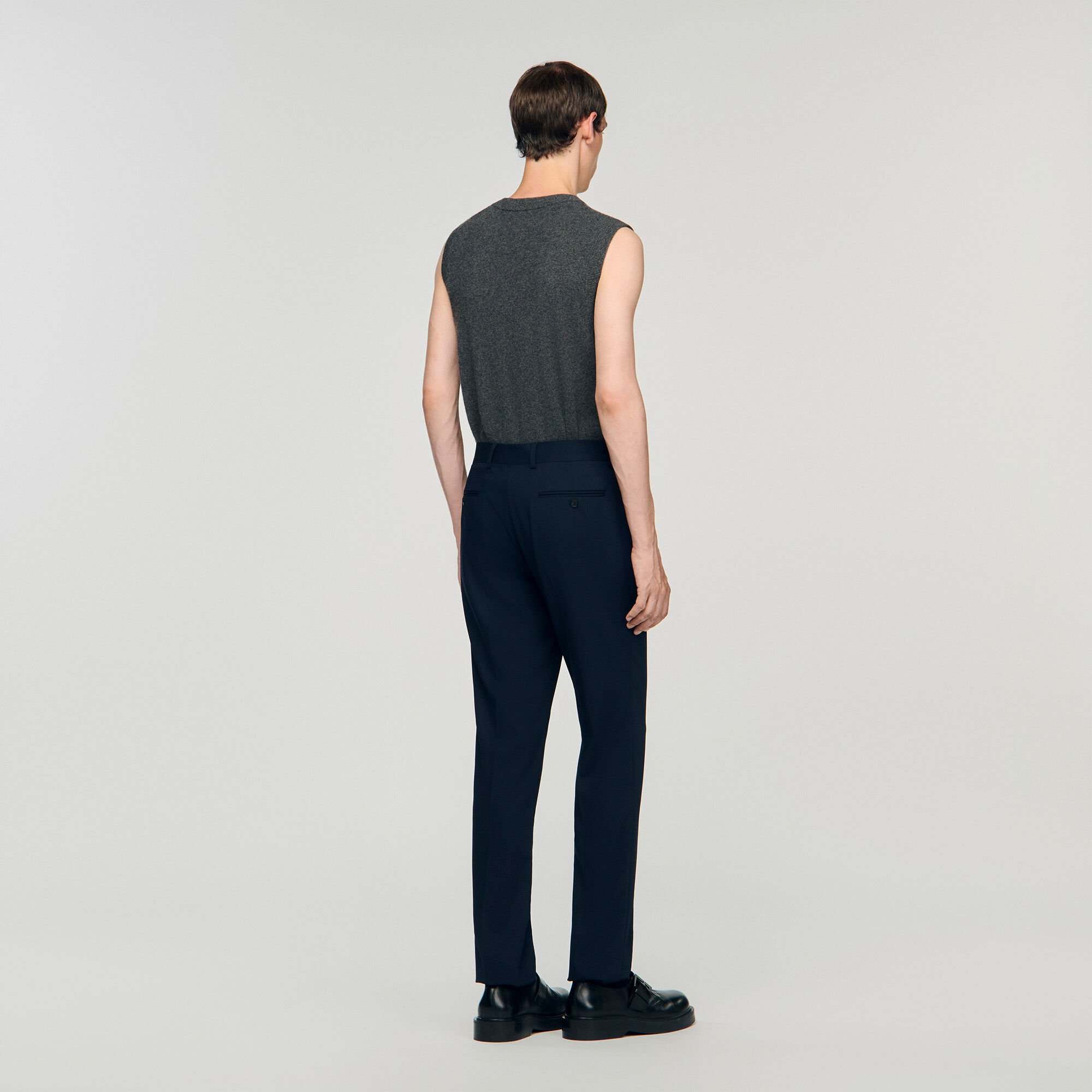 Pantalon de costume  large
