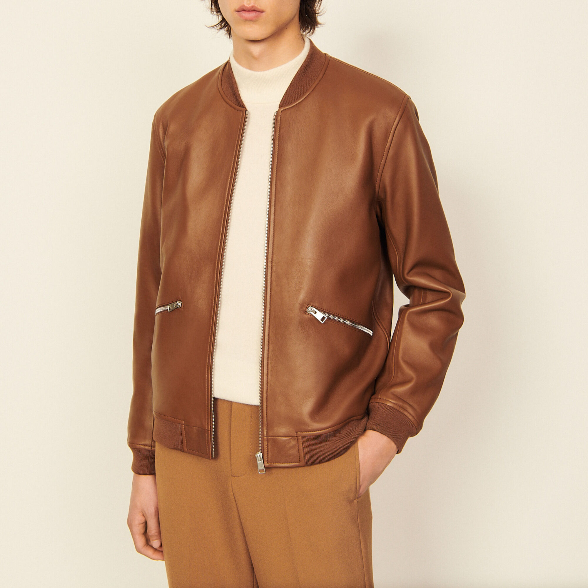 Blouson en cuir