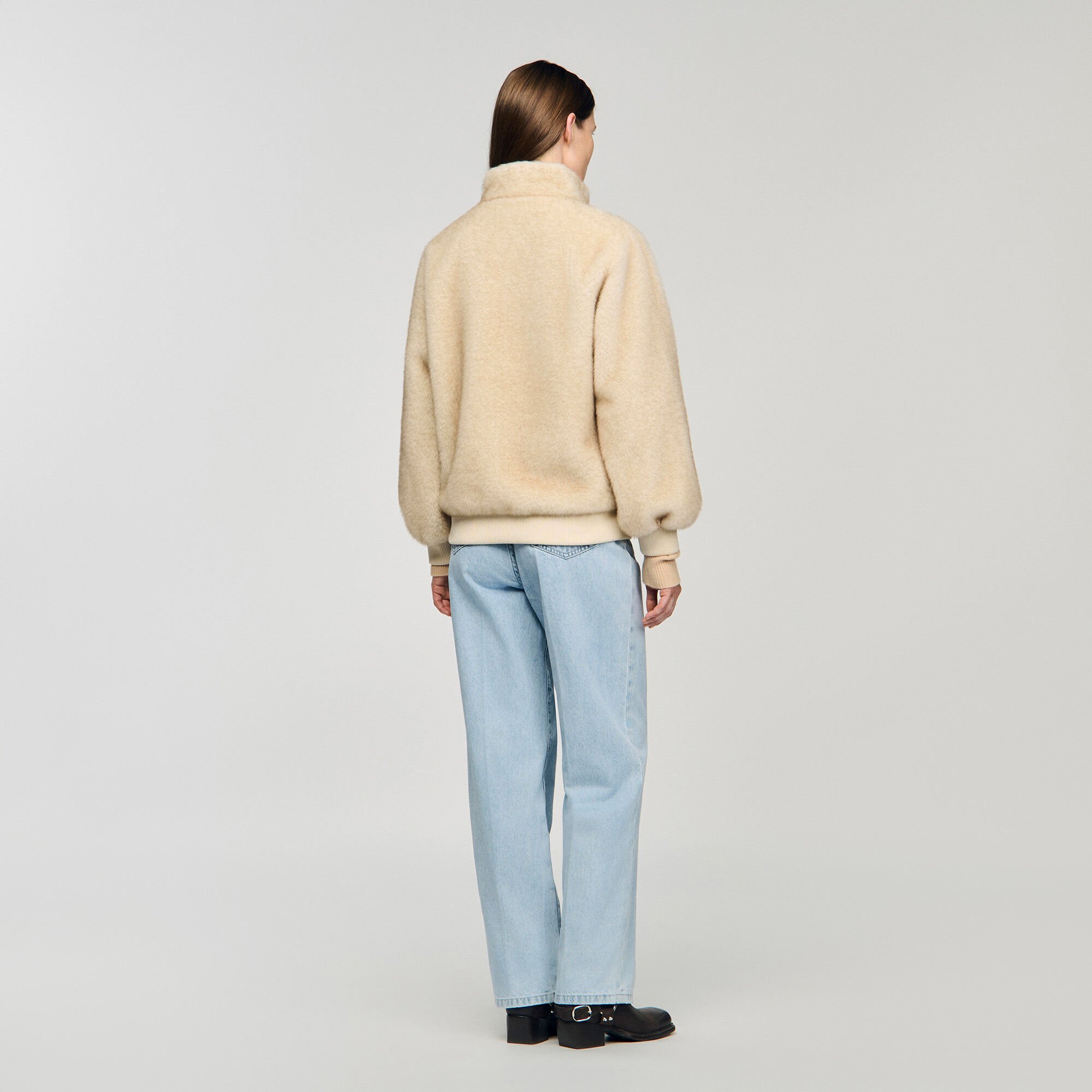 Blouson en fausse fourrure