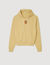 Sweatshirt à patch en cuir