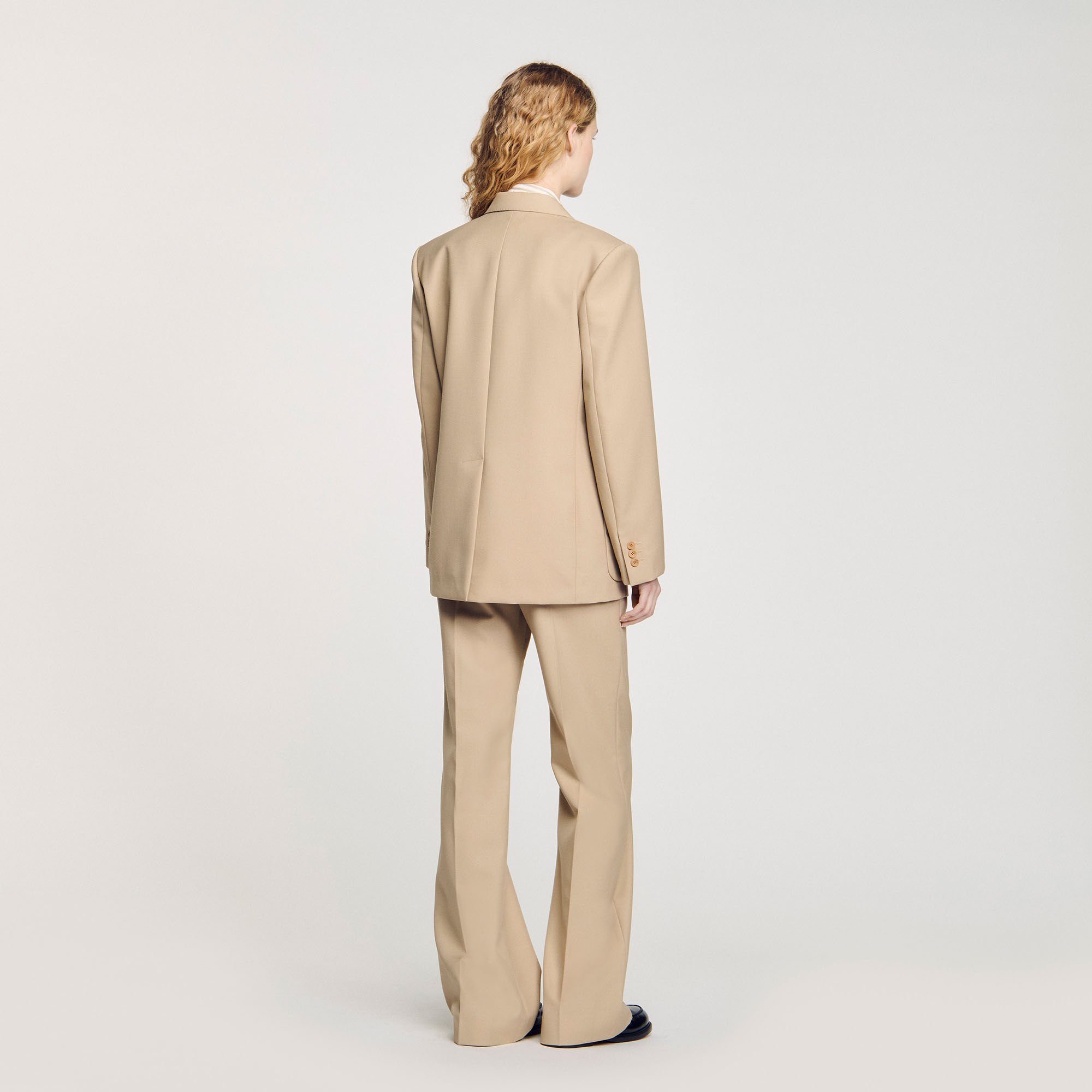 Veste de costume à boutonnage croisé
