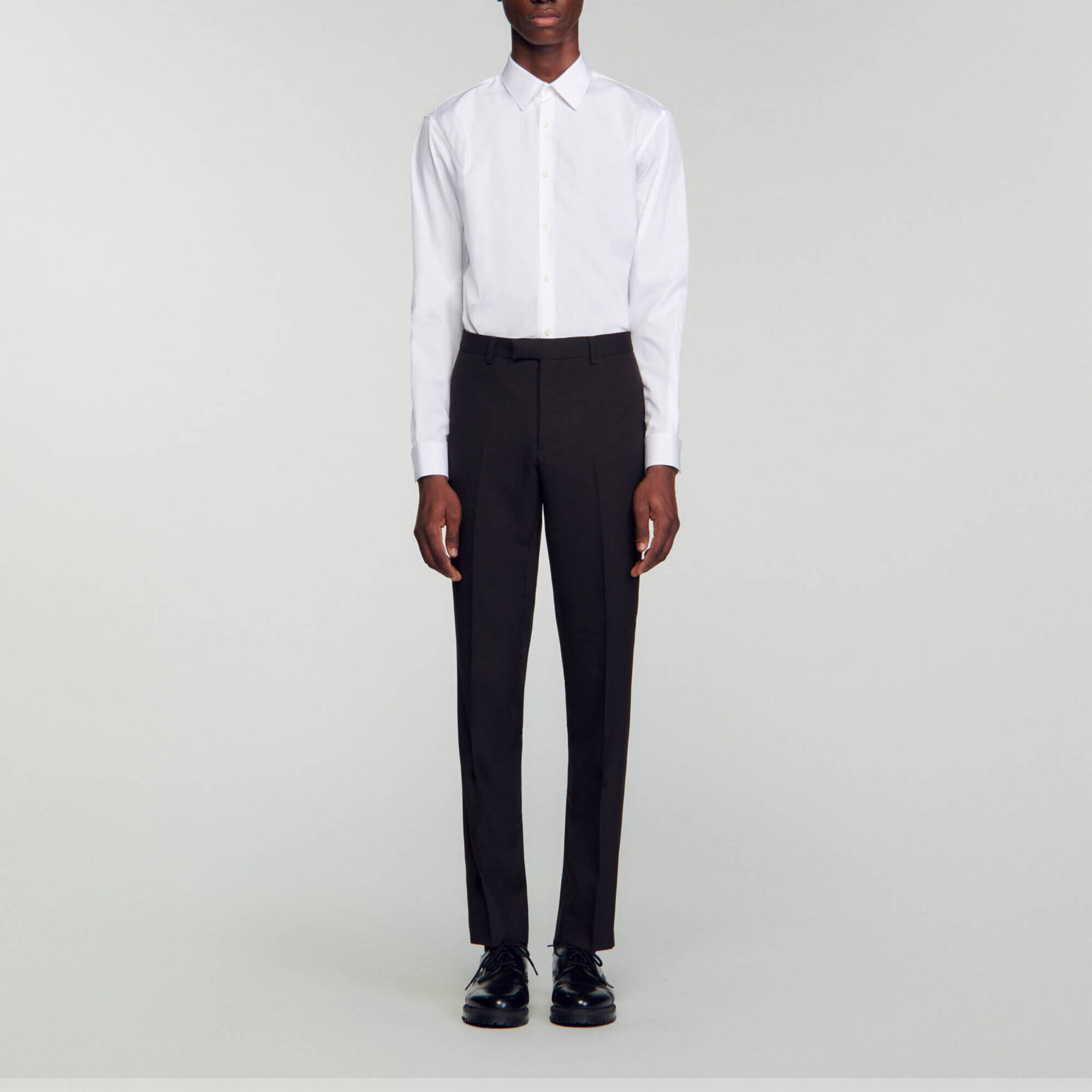 Pantalon de costume en laine