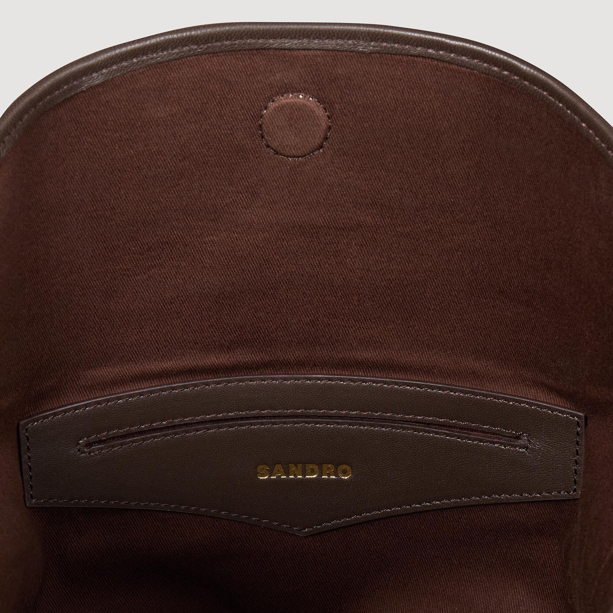 Sac seau TANGOSO en suède et cuir