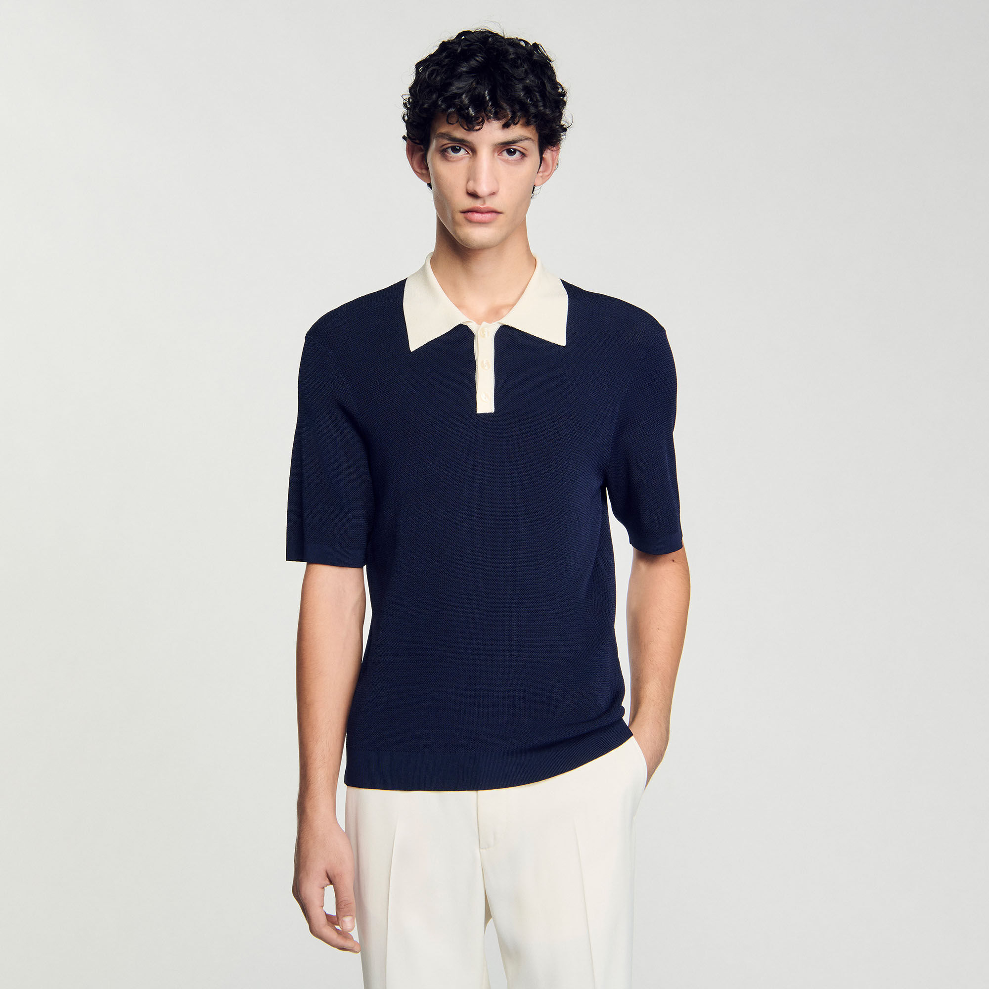 Polo bicolore