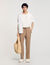 Pantalon droit élastiqué