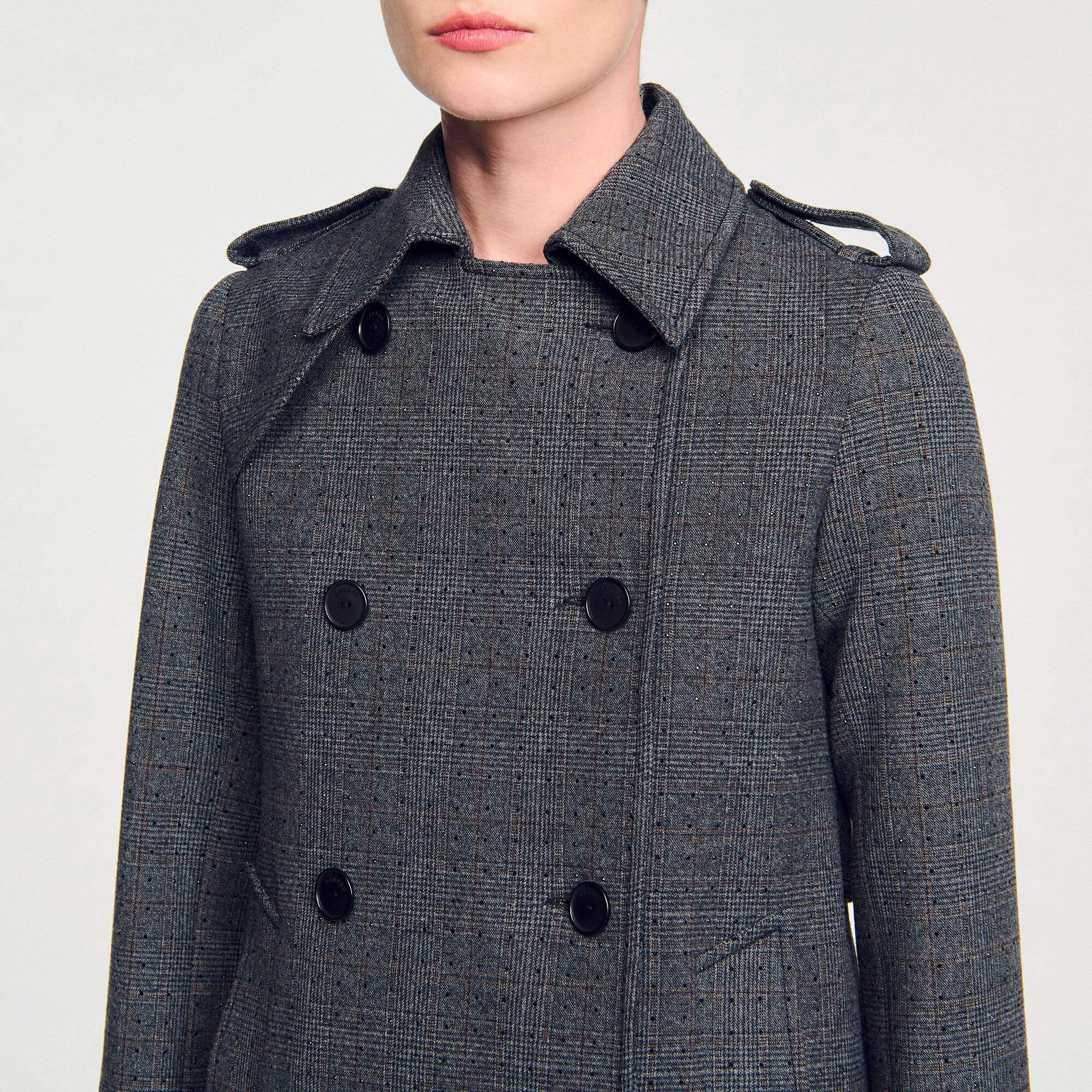 Trench strassé