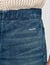 Short en denim élastiqué
