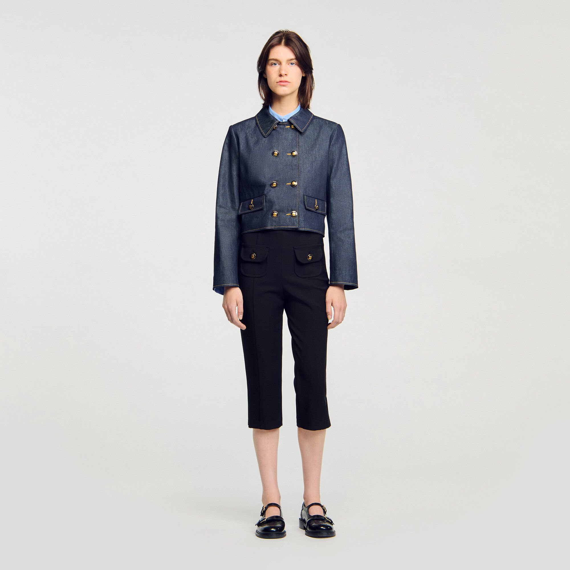 Veste de tailleur en denim