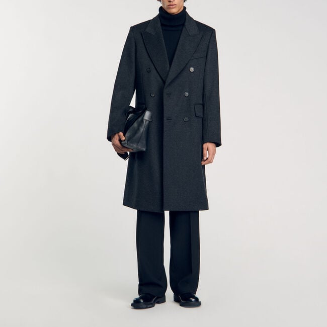 Manteau 3/4 croisé