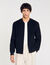 Blouson en laine double face