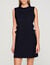 Robe courte &agrave; d&eacute;coupes - Femme | Sandro Paris