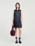 Robe courte en denim