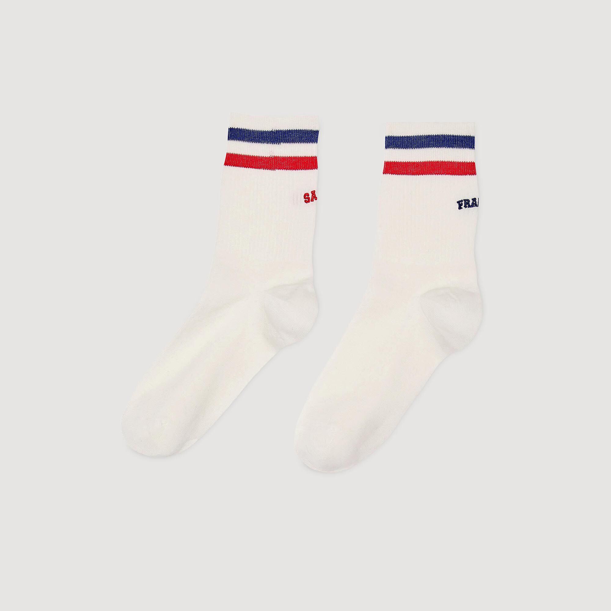 Chaussettes tricolores 