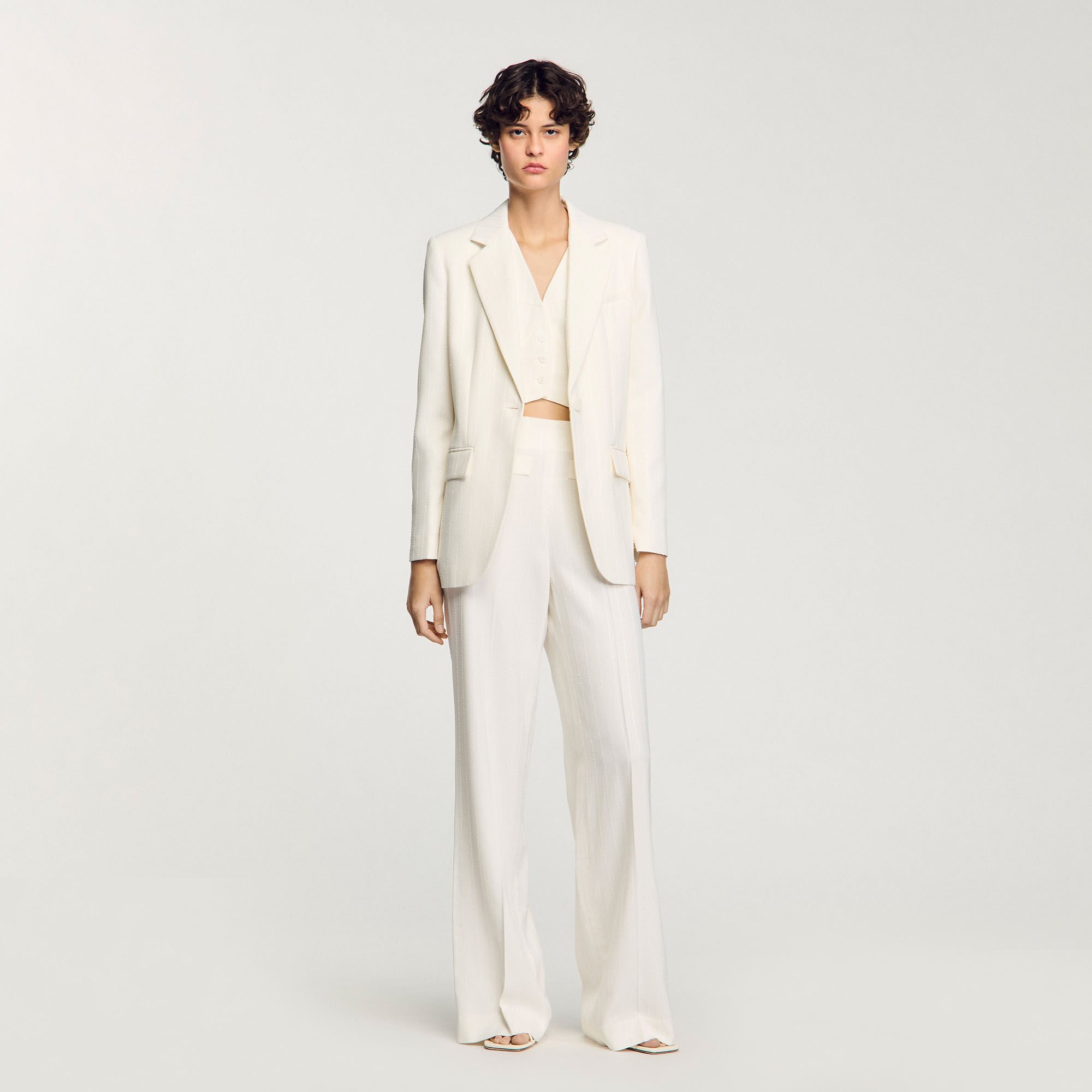 Pantalon de costume à sequins 