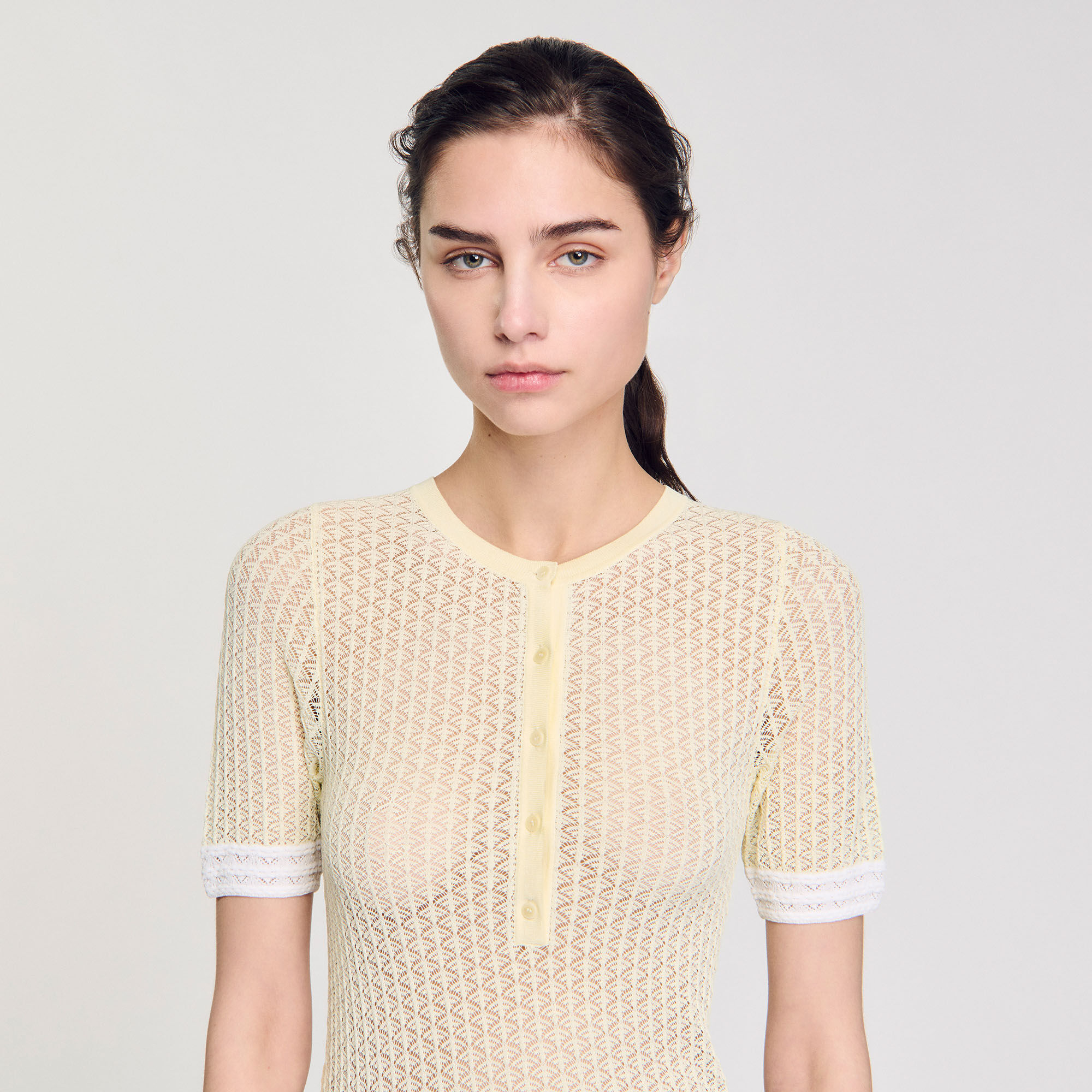 Pull à manches courtes