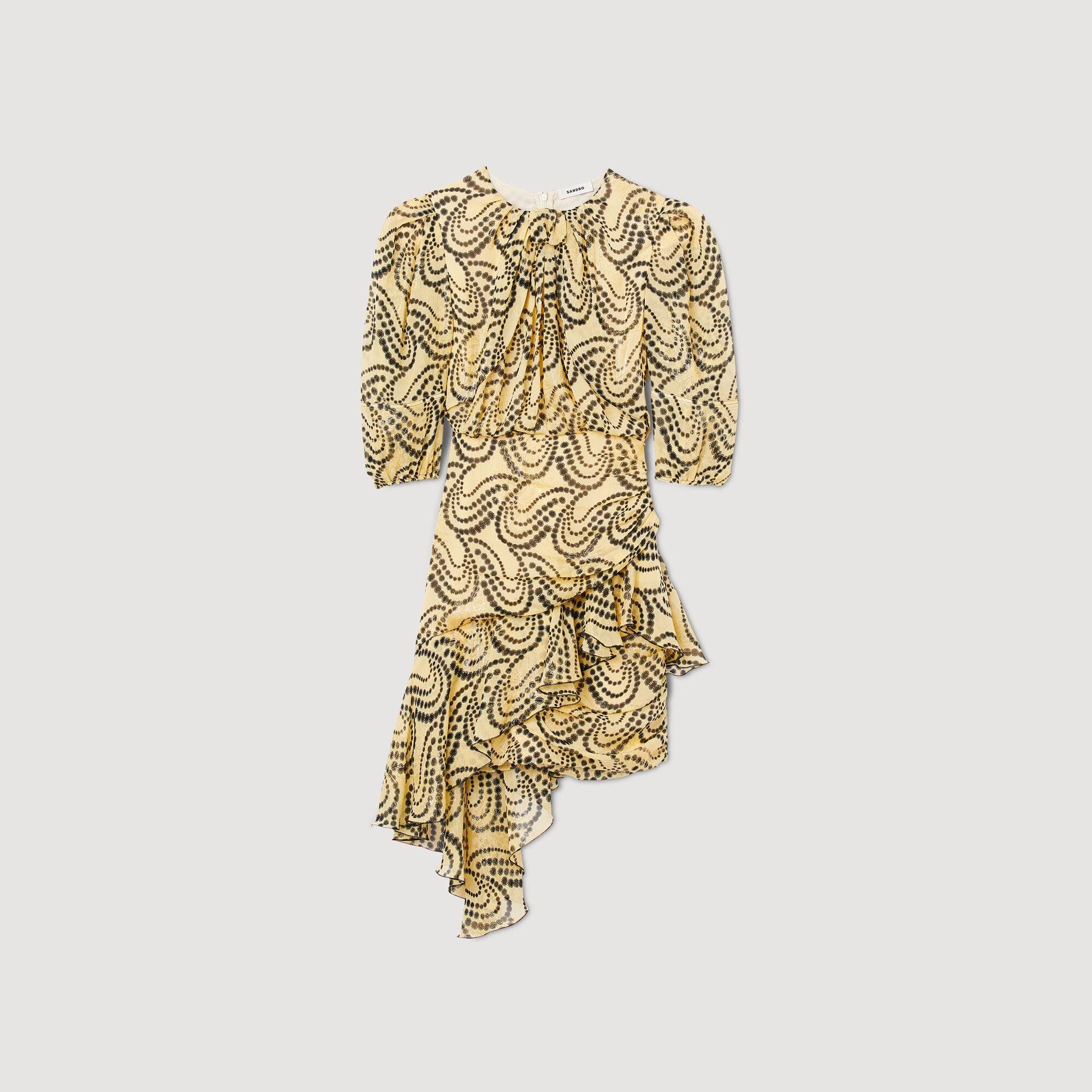 Robe asymétrique imprimé Paisley