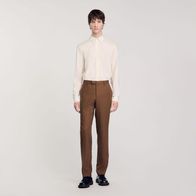 Pantalon de costume en laine