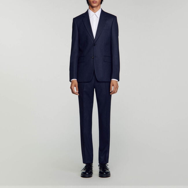 Veste de costume en laine