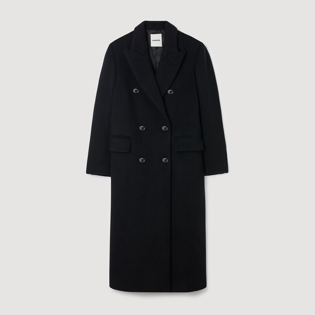 Manteau long en laine  Manteau long en laine