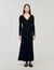 Robe longue en maille fantaisie